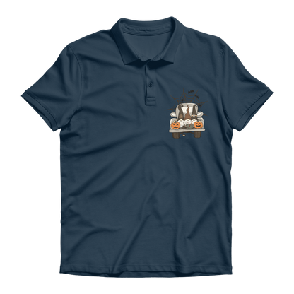LETS GET SPOOKY Premium Adult Polo Shirt - DirectlyPersonalised