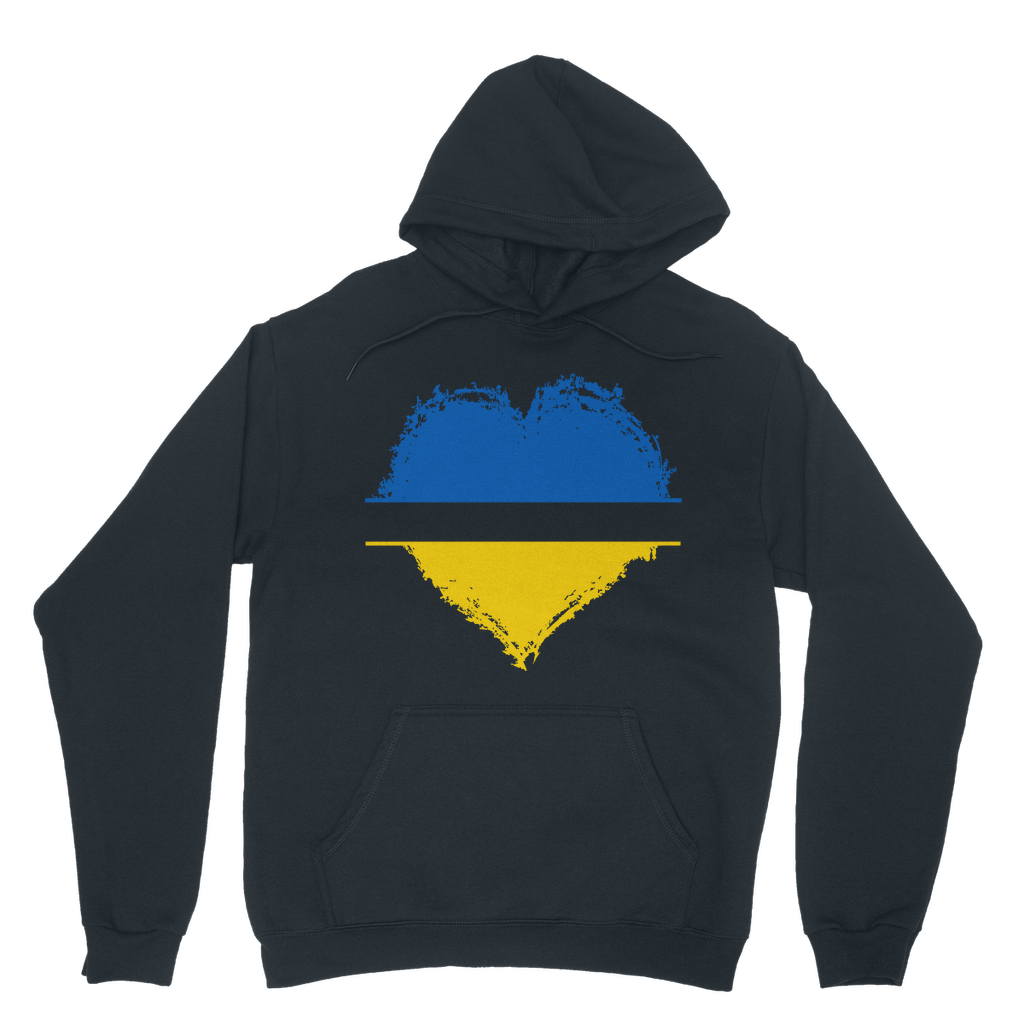 HEARTS WITH UKRAINE Classic Adult Hoodie - DirectlyPersonalised