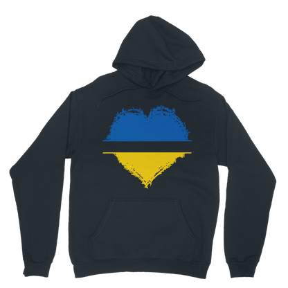 HEARTS WITH UKRAINE Classic Adult Hoodie - DirectlyPersonalised