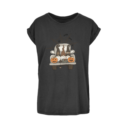 LETS GET SPOOKY Women's Extended Shoulder T-Shirt XS-5XL - DirectlyPersonalised