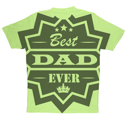 Best Dad Ever Sublimation Performance Adult T-Shirt - DirectlyPersonalised