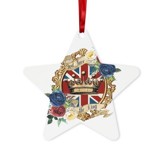 GOD SAVE THE KING Metal Hanging Ornament