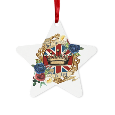 GOD SAVE THE KING Metal Hanging Ornament