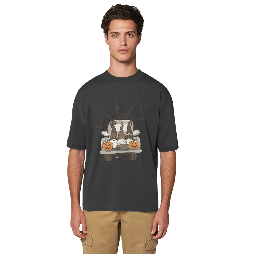LETS GET SPOOKY Premium Organic Oversized T-Shirt - DirectlyPersonalised