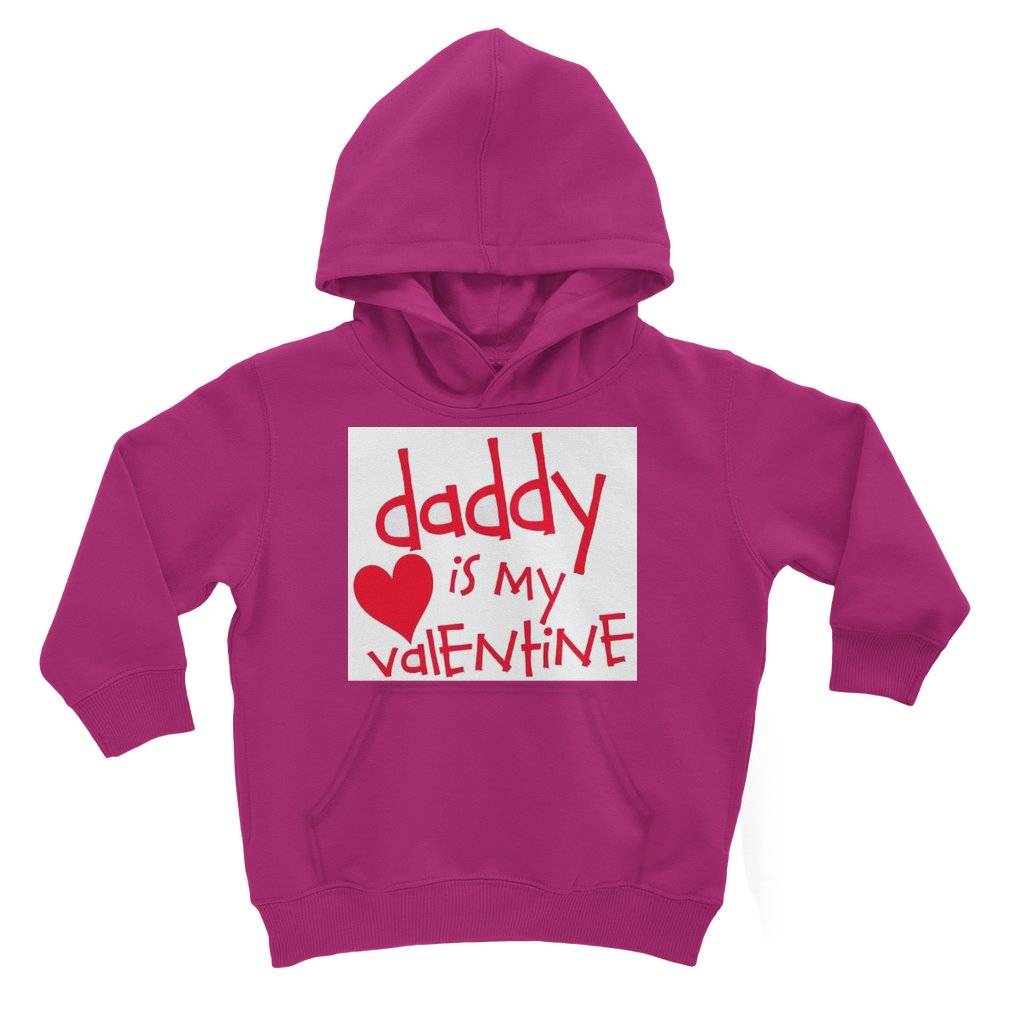 Daddy's my Valentine Classic Kids Hoodie - DirectlyPersonalised