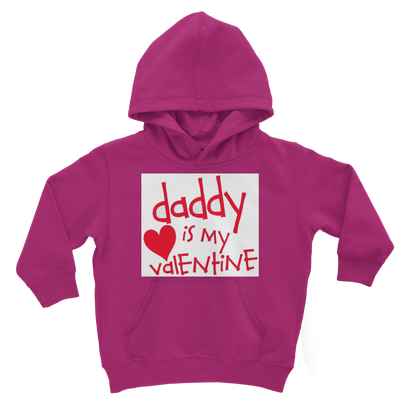Daddy's my Valentine Classic Kids Hoodie - DirectlyPersonalised