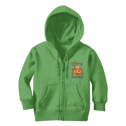 HOWDY PUMPKIN Classic Kids Zip Hoodie - DirectlyPersonalised