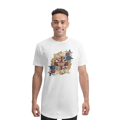 GOD SAVE THE KING Premium Long Body T-Shirt