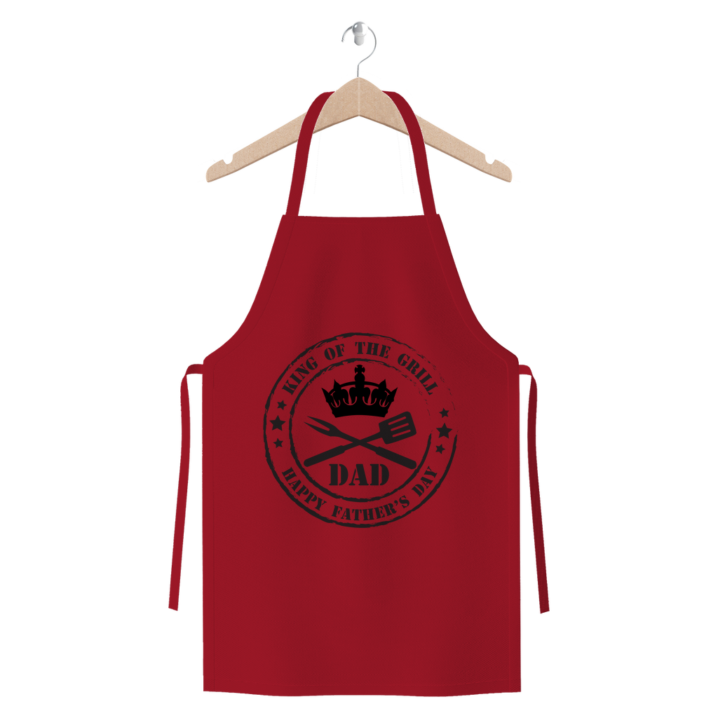 King of the Grill Premium Jersey Apron - DirectlyPersonalised