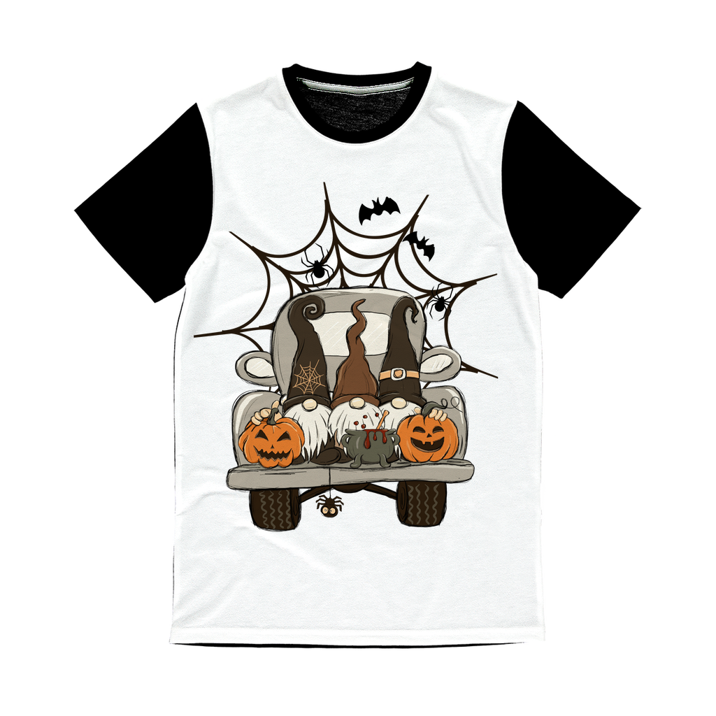 LETS GET SPOOKY Classic Sublimation Panel T-Shirt - DirectlyPersonalised