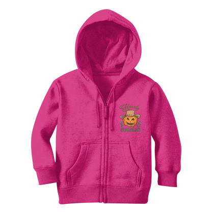 HOWDY PUMPKIN Classic Kids Zip Hoodie - DirectlyPersonalised