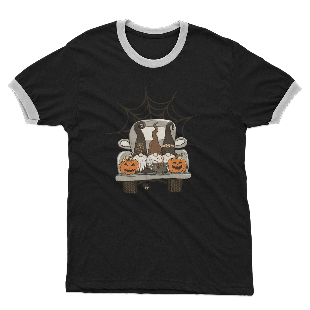 LETS GET SPOOKY Adult Ringer T-Shirt - DirectlyPersonalised