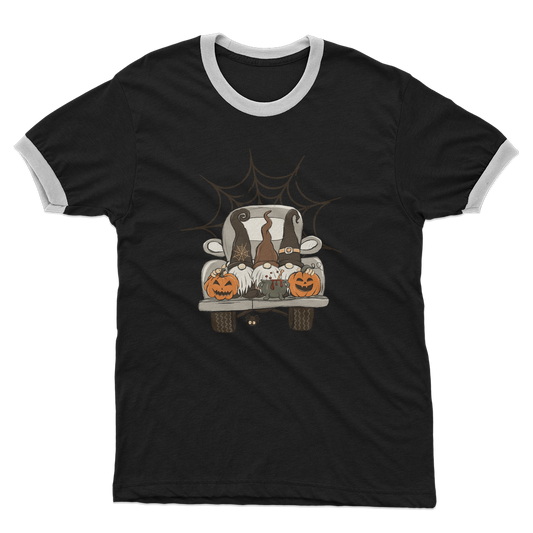 LETS GET SPOOKY Adult Ringer T-Shirt - DirectlyPersonalised