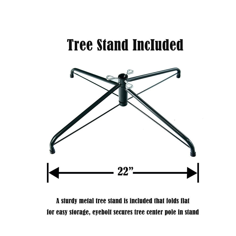 7.5ft Pointed PVC Pen Style Shaped Christmas Tree - DirectlyPersonalised