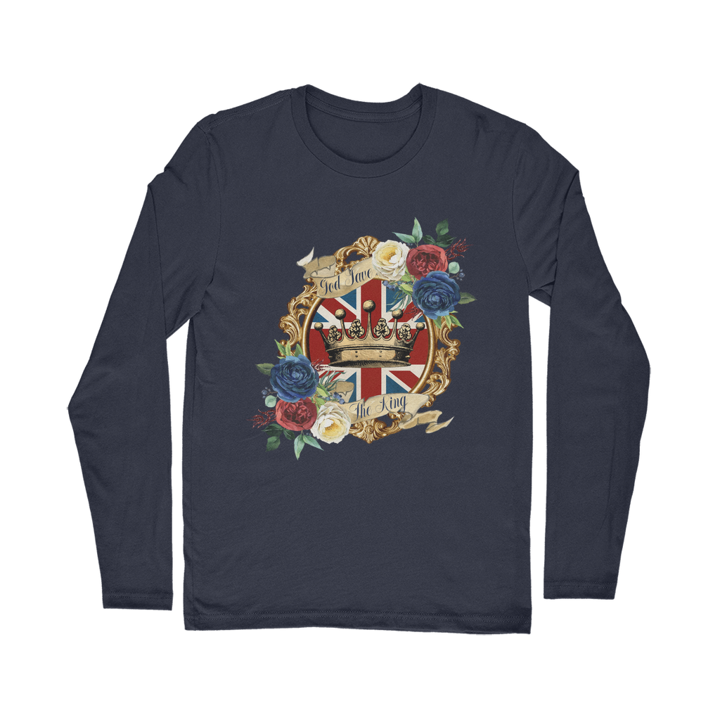 GOD SAVE THE KING Classic Long Sleeve T-Shirt - DirectlyPersonalised
