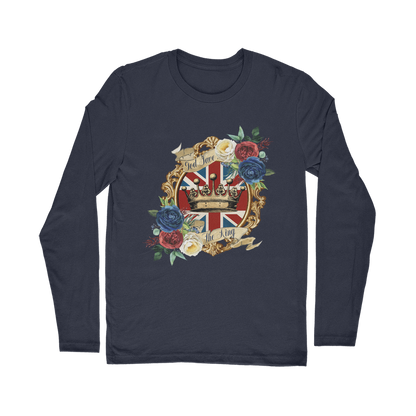 GOD SAVE THE KING Classic Long Sleeve T-Shirt - DirectlyPersonalised