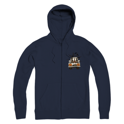 LETS GET SPOOKY Premium Adult Zip Hoodie - DirectlyPersonalised