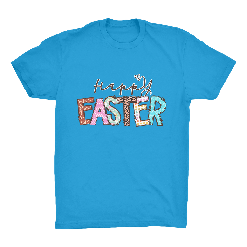 Happy Easter Organic Adult T-Shirt - DirectlyPersonalised