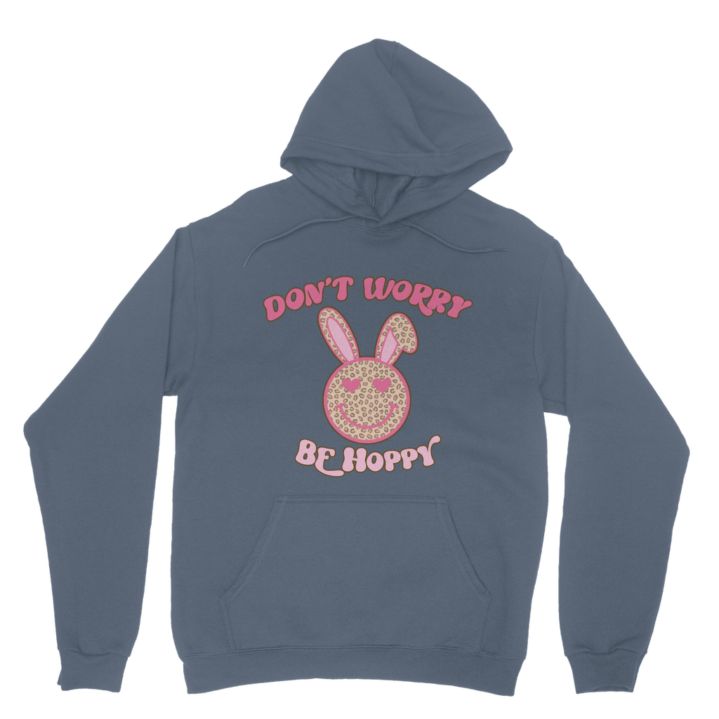 Don't worry be 'happy' Classic Adult Hoodie - DirectlyPersonalised