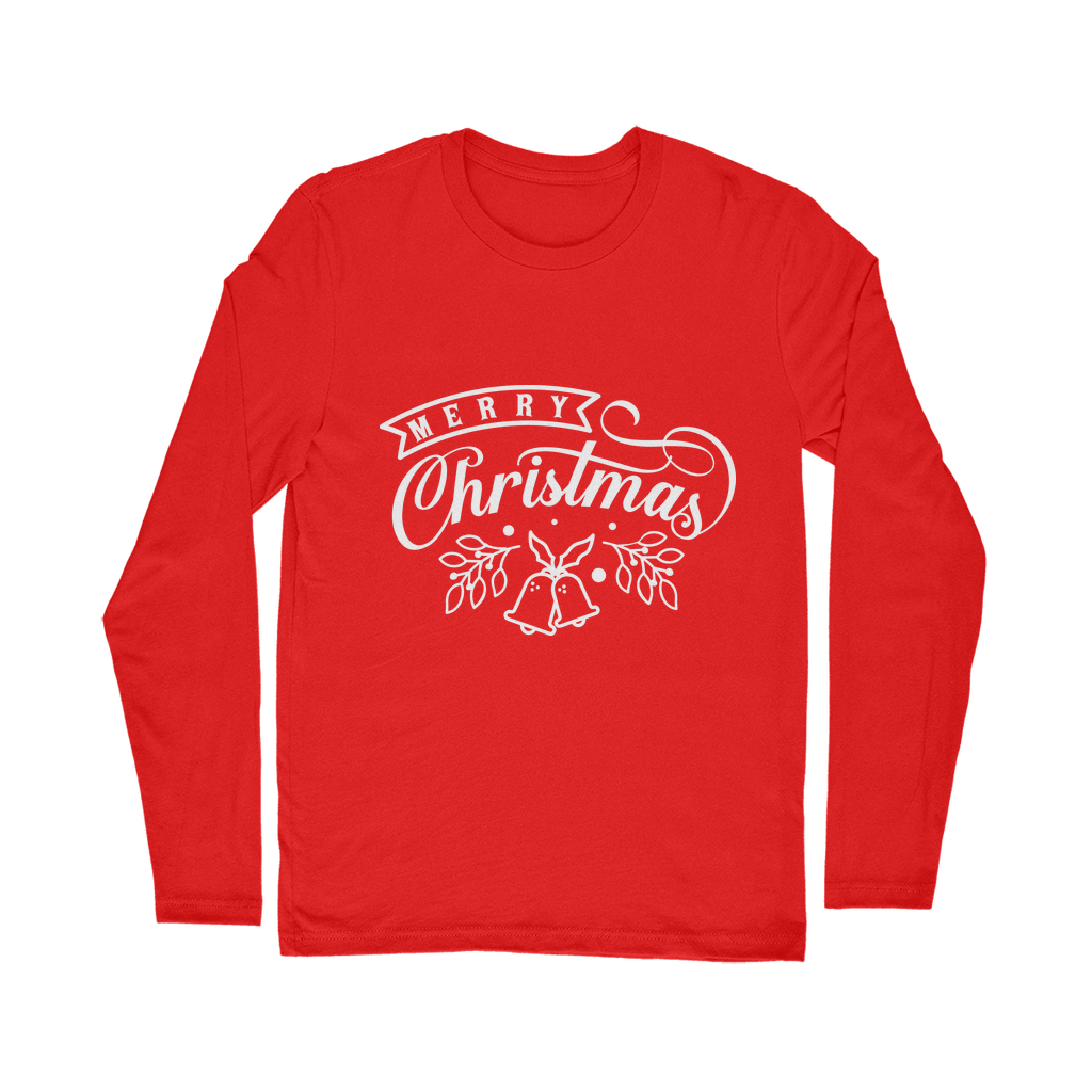Merry Christmas White Classic Long Sleeve T-Shirt