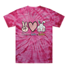 PEACE LOVE EASTER Tonal Spider Tie-Dye T-Shirt