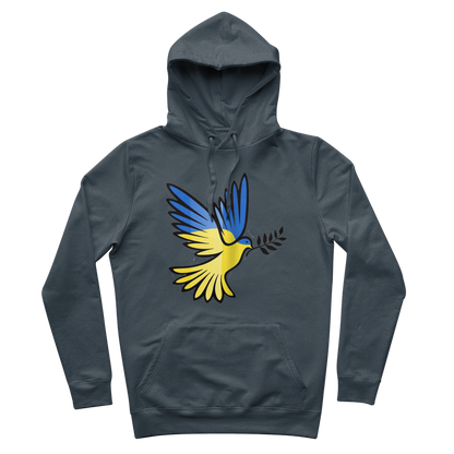 SUPPORT FOR UKRAINE 100% Organic Cotton Hoodie - DirectlyPersonalised