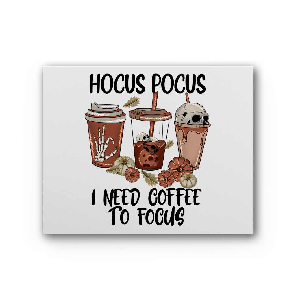 HOCUS POCUS -COFFEE DESIGN Premium Stretched Canvas - DirectlyPersonalised