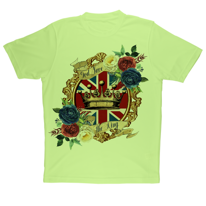 GOD SAVE THE KING Sublimation Performance Adult T-Shirt - DirectlyPersonalised