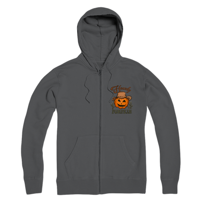 HOWDY PUMPKIN Premium Adult Zip Hoodie - DirectlyPersonalised