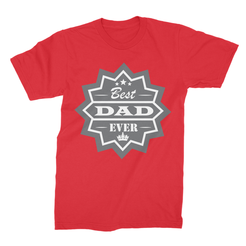 Best Dad Ever Premium Jersey Men's T-Shirt - DirectlyPersonalised