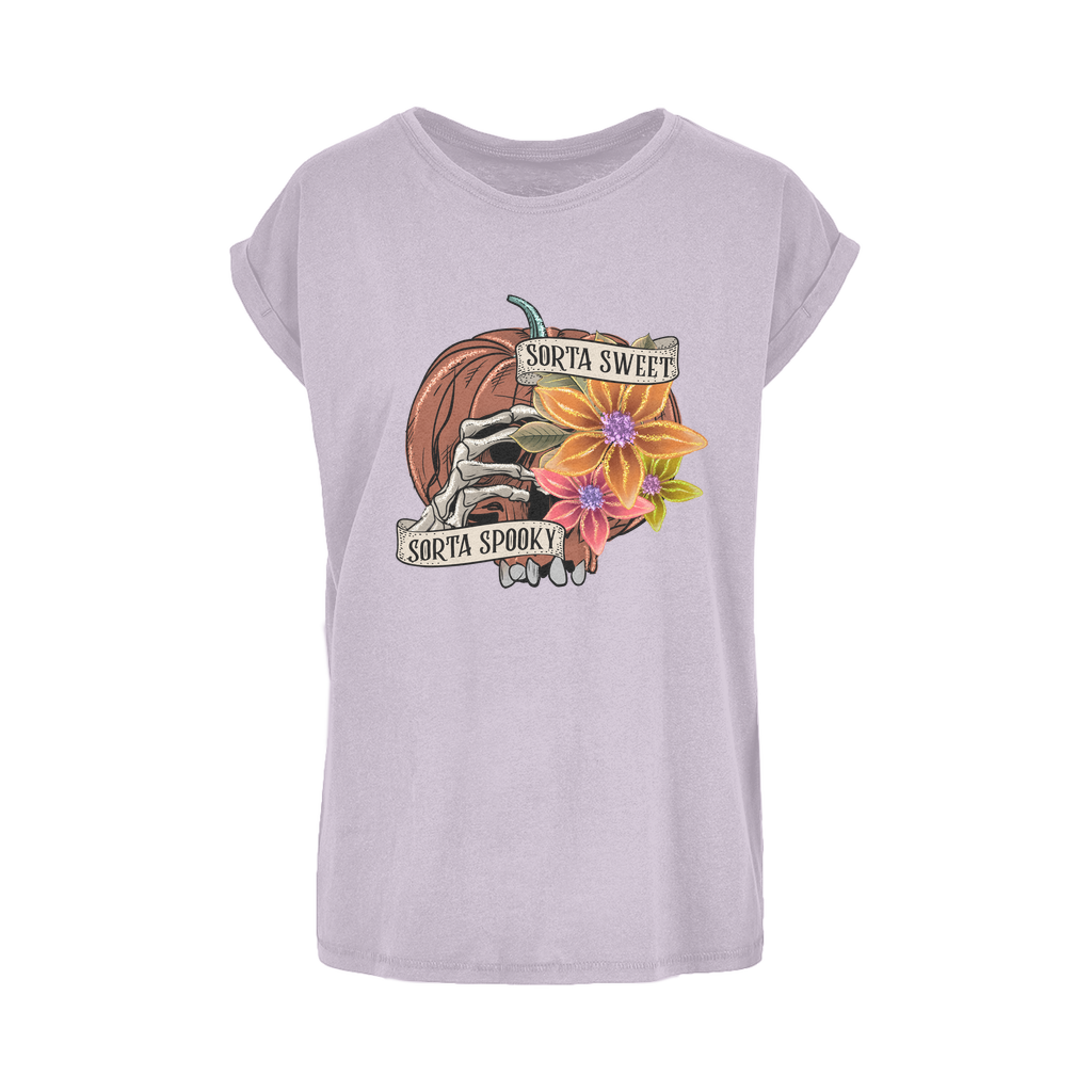 SORTA SWEET - SORTA SPOOKY Women's Extended Shoulder T-Shirt XS-5XL - DirectlyPersonalised