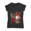 Ladies Valentine Design Classic Women's V-Neck T-Shirt