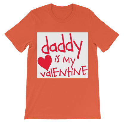 Daddy's my Valentine Classic Kids T-Shirt - DirectlyPersonalised