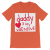 Daddy's my Valentine Classic Kids T-Shirt