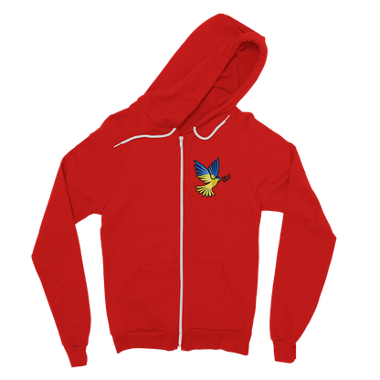SUPPORT FOR UKRAINE Classic Adult Zip Hoodie - DirectlyPersonalised