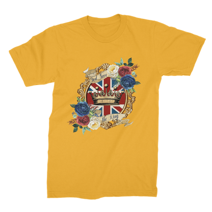 GOD SAVE THE KING Premium Jersey Men's T-Shirt - DirectlyPersonalised