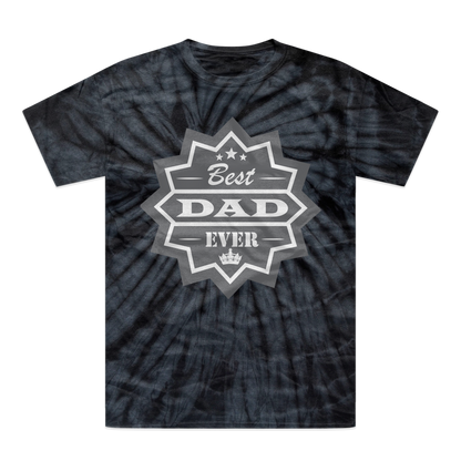 Best Dad Ever Tonal Spider Tie-Dye T-Shirt - DirectlyPersonalised