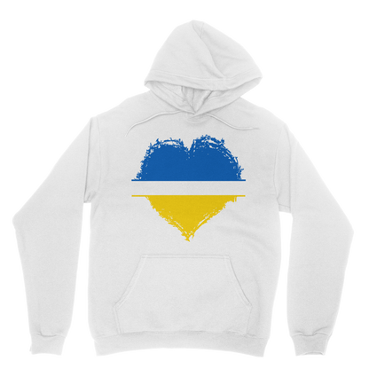 HEARTS WITH UKRAINE Classic Adult Hoodie - DirectlyPersonalised