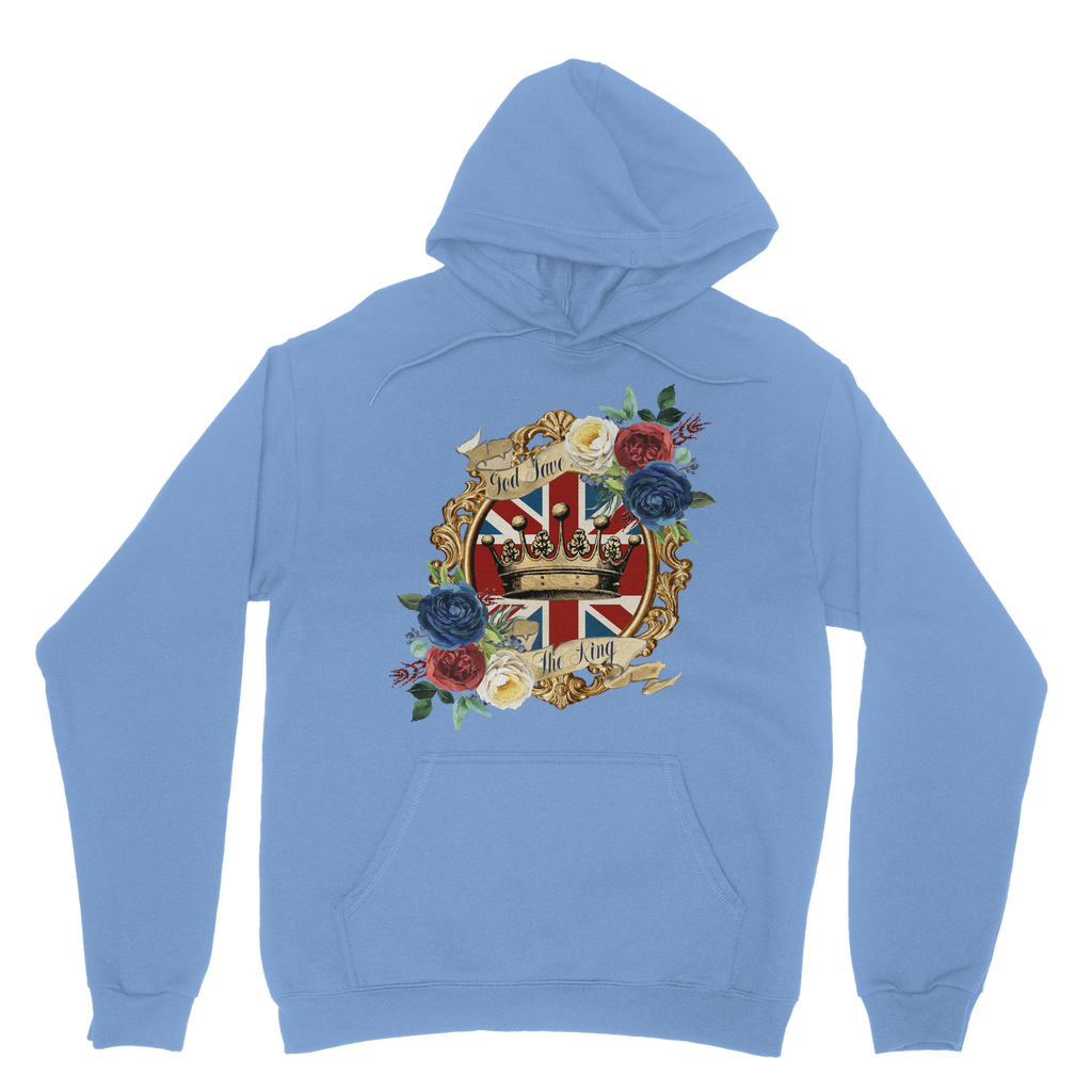 GOD SAVE THE KING Classic Adult Hoodie - DirectlyPersonalised