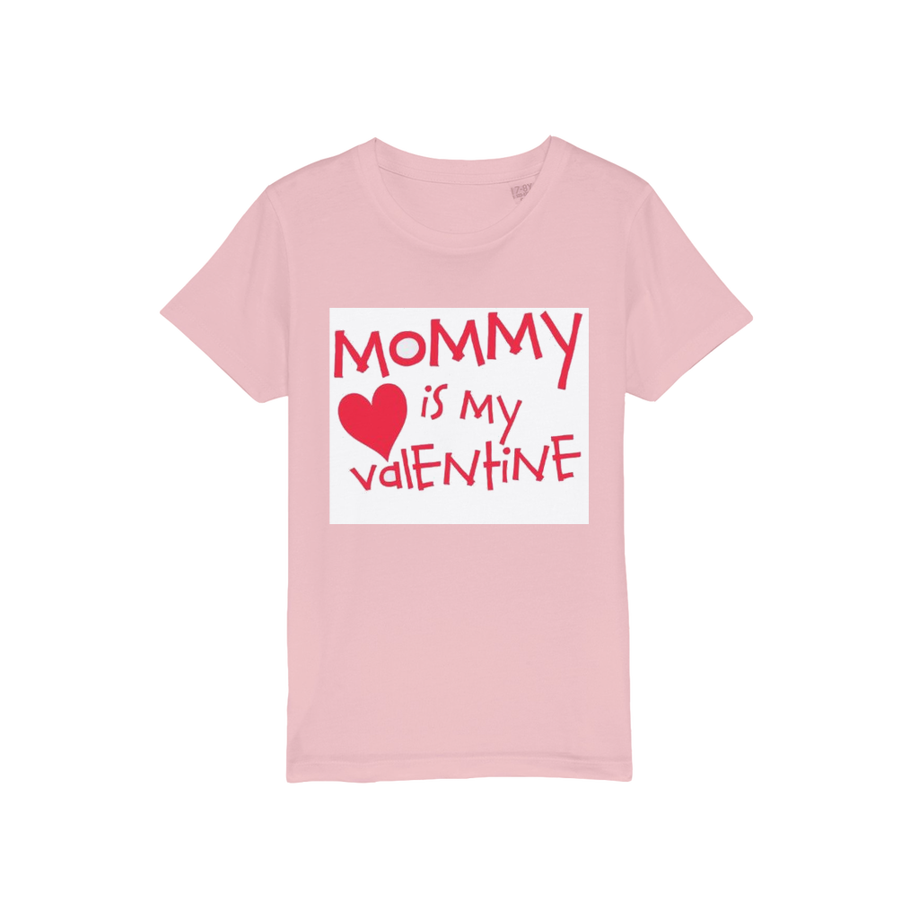 Mummys Valentine Organic Jersey Kids T-Shirt - DirectlyPersonalised