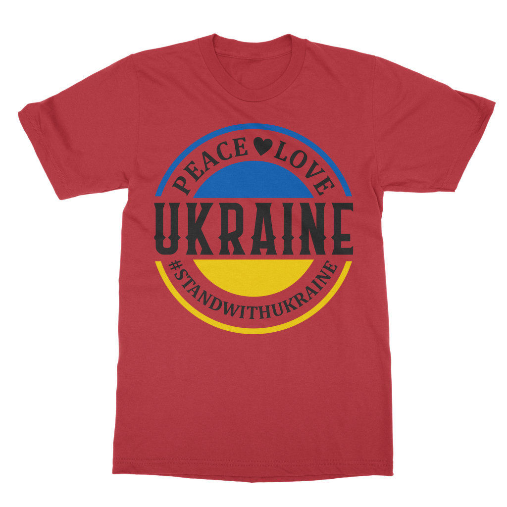 STAND WITH UKRAINE Classic Adult T-Shirt - DirectlyPersonalised