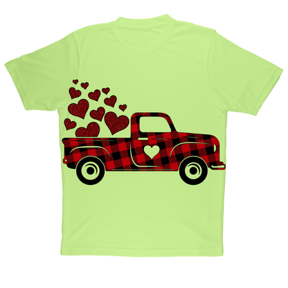 Love Truck Sublimation Performance Adult T-Shirt - DirectlyPersonalised