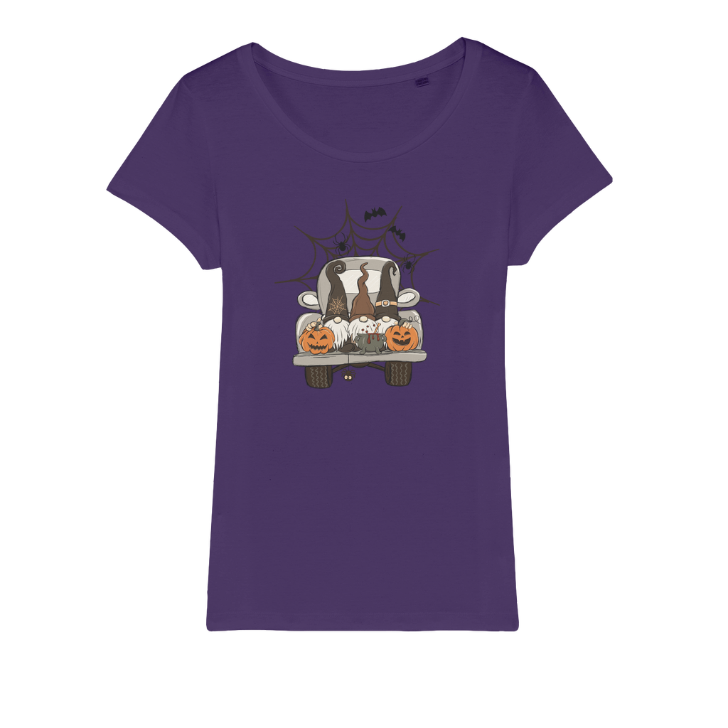 LETS GET SPOOKY Organic Jersey Womens T-Shirt - DirectlyPersonalised