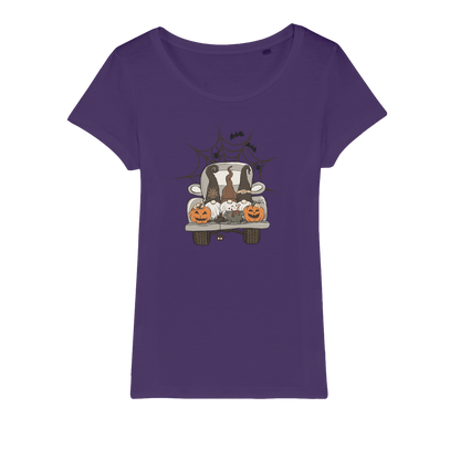 LETS GET SPOOKY Organic Jersey Womens T-Shirt - DirectlyPersonalised