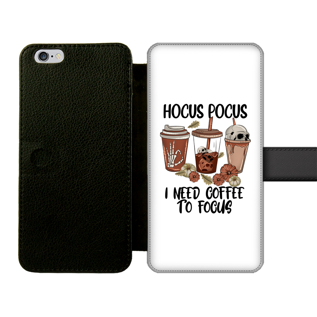 HOCUS POCUS -COFFEE DESIGN Front Printed Wallet Cases - DirectlyPersonalised
