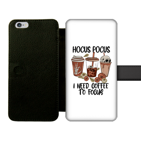 HOCUS POCUS -COFFEE DESIGN Front Printed Wallet Cases - DirectlyPersonalised