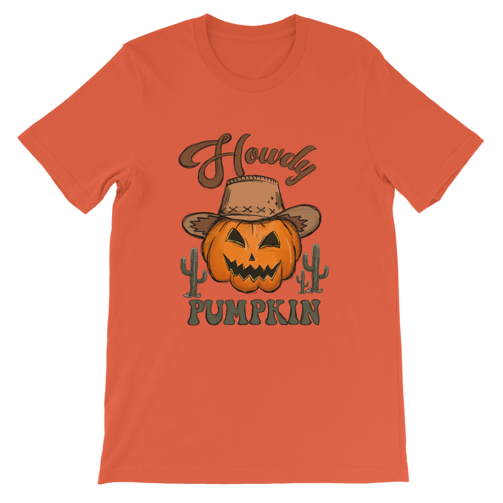 HOWDY PUMPKIN Classic Kids T-Shirt - DirectlyPersonalised