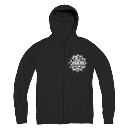 Best Dad Ever Premium Adult Zip Hoodie - DirectlyPersonalised