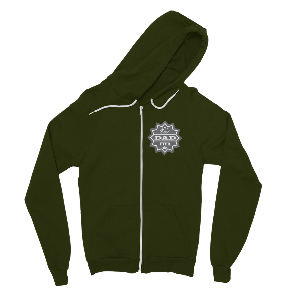 Best Dad Ever Classic Adult Zip Hoodie - DirectlyPersonalised