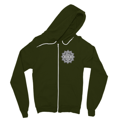 Best Dad Ever Classic Adult Zip Hoodie - DirectlyPersonalised